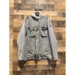 Hurley Casual Workwear Jacket- Gray- Women Size XL